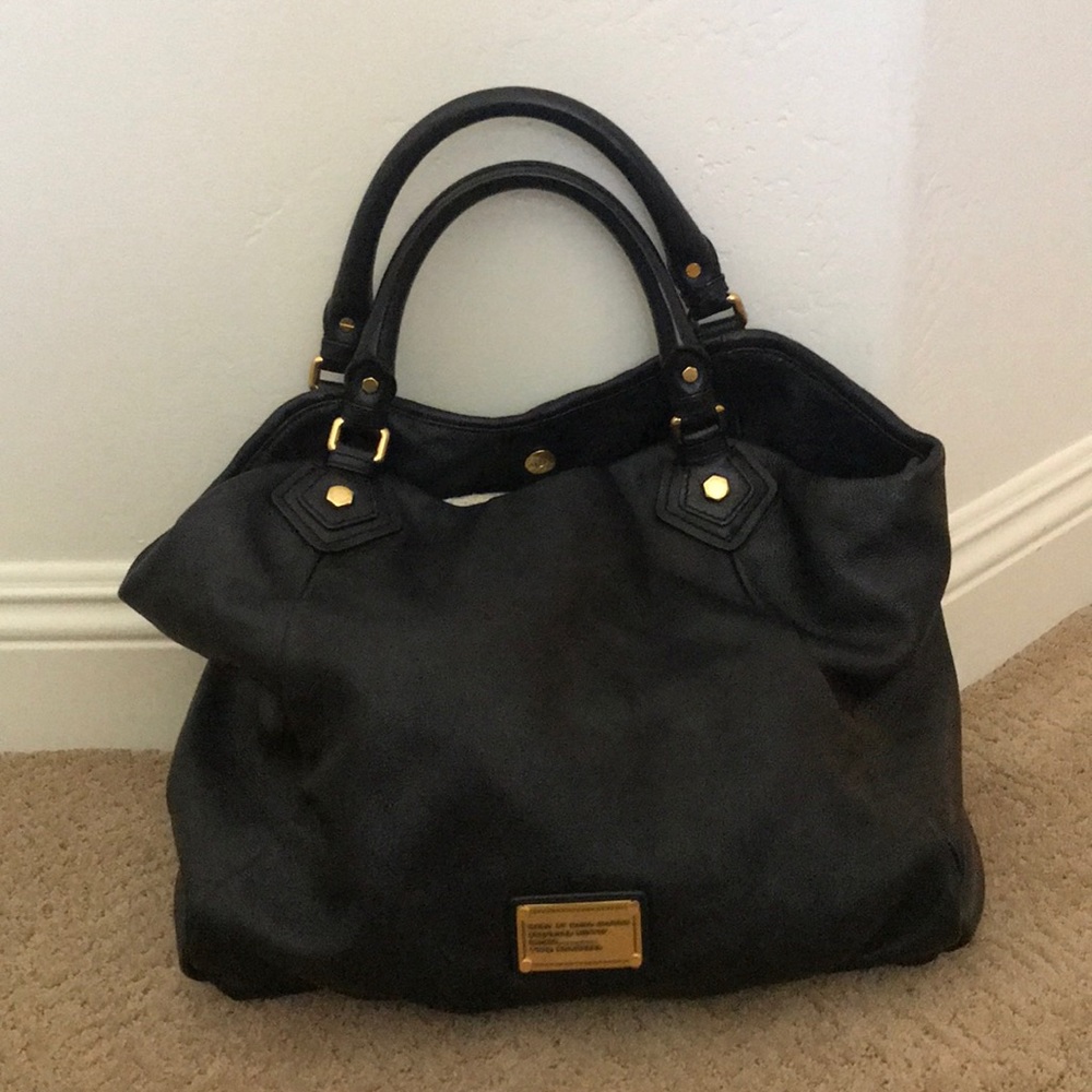Black Leather Marc Jacobs purse